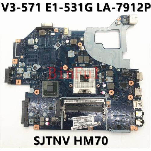 For ACER E1-571G V3-571G V3-571 Laptop Motherboard DDR3 NV56R Q5WVH LA-7912P SJTNV HM70100% Working well