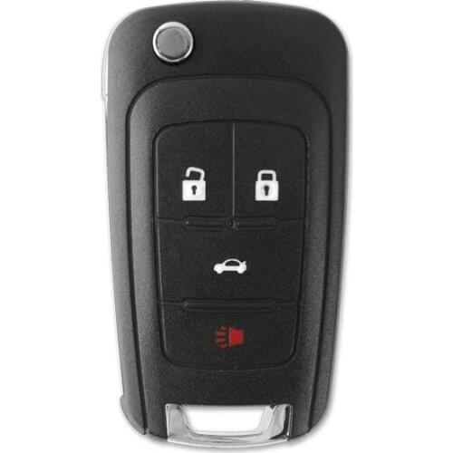 Replacement Switchblade Flip FOB Key 4 Buttons Remote Keyless Shell 315mhz ID46 Fit For Buick Chevrolet Cruze Camaro Malibu