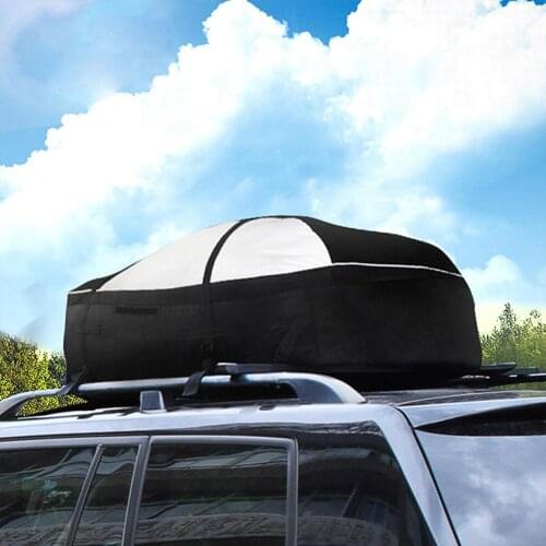 Waterproof Car Roof Storage Bag 600D Oxford Cloth Durable Large Capacity Vehicle Roof Bag Top Rack Carrier Cargo Luggage Travel