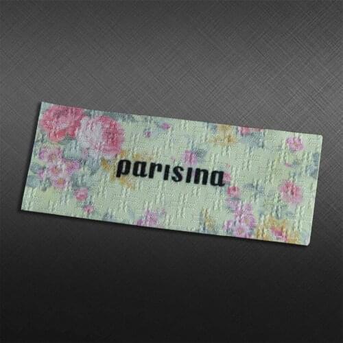 Colorful printing custom clothing labels, Peel&Stick self adhesive clothing labels custom brand woven shoe labels