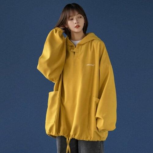 Workwear Sweater Womens Spring And Autumn 2021 New Hooded -Fried Street Submachine Coat Leisure