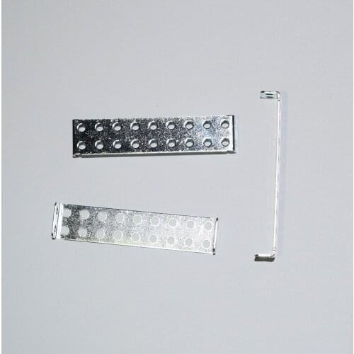 10/100pcs 45x10x5mm U iron sheet model rc car robot frame bracket toy part/technology model parts baby toys for children