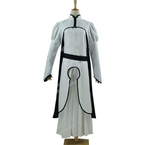 2021 Anime Bleach Orihime Inoue Arrancar Cosplay Costume White Dress Custom Halloween