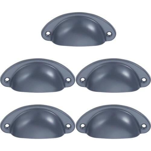 5/10/20pcs Retro Metal Kitchen Drawer Cabinet Door Furniture Knobs Handware Cupboard Antique Brass Shell Pull Handles 82*35mm