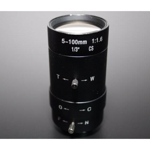 5-100mm Manual Iris CCTV Camera Zoom Lens