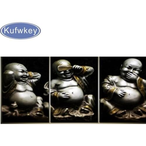 5d diy diamond painting buddha cross stitch full square diamond embroidery 3d diamond mosaic pattern home decoration stickers 6d