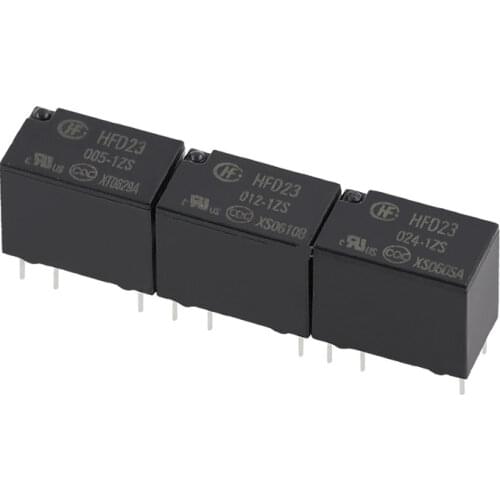 Free shipping 20PCS Hot Sale relay HFD23-005-1ZS HFD23-012-1ZS HFD23-024-1ZS 6 feet 1A / 120VAC
