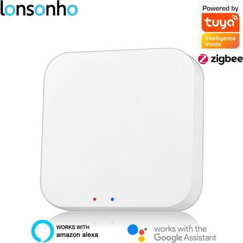 Lonsonho Tuya Zigbee Hub Wireless Smart Life App Wifi Remote Control For Smart Home House Alexa Google Home Mini Compatible
