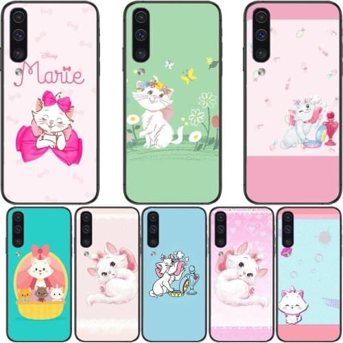 Lovely Cat Marie Phone cover hull For SamSung Galaxy S8 S9 S10E S20 S21 S5 S30 Plus S20 fe 5G Lite Ultra black soft case