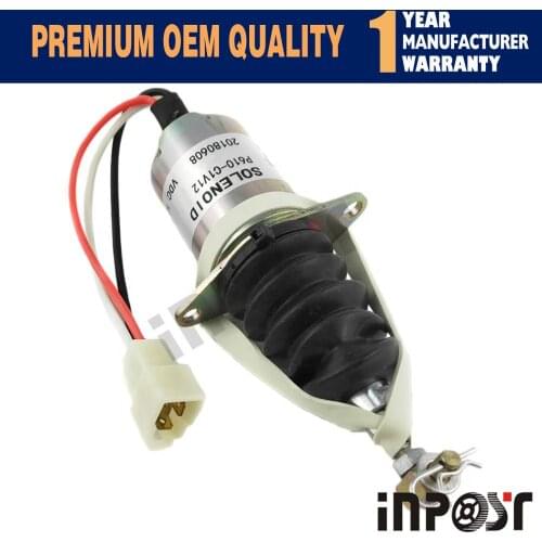 Diesel Fuel Shutoff Solenoid 12V P610-C1V12 P610-B5V12