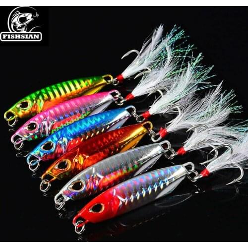 Jig Fishing Lure Bass Fishing Jigs Weights 10-50G Metal Jig Articulos De Pesca Isca Artificial Wobbler Bait Holographic Trout