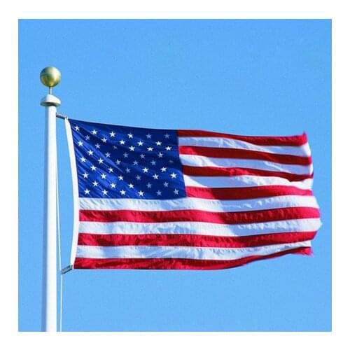 1pcs USA Flag United States Flag Old Glory Happy Gifts High Quality Double Sided Printed Details New Polyester American Flag