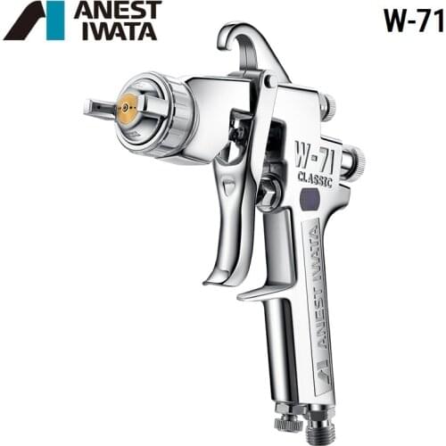 Iwata W-71 Spray Gun Manual Spray Paint Gun Furniture Atomized Paint Finish Spray Guns For Painting Cars W71 Paint Sprayer Cup