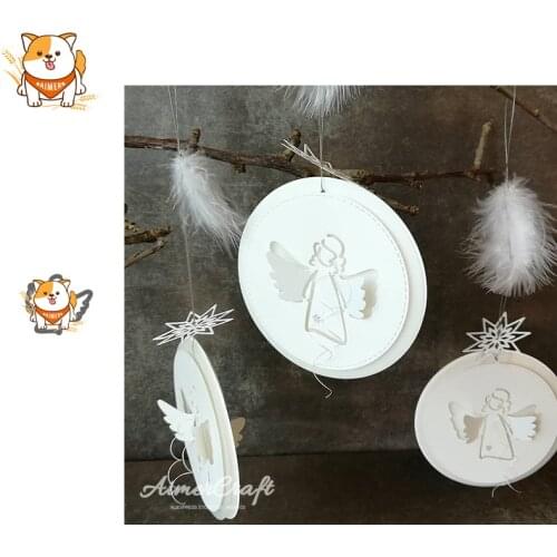 Cute Angel Lovely Metal Cutting Dies Scrapbooking Stencil DIY Decorative Embossing Craft Die Cuts Card Making New Dies For 2019