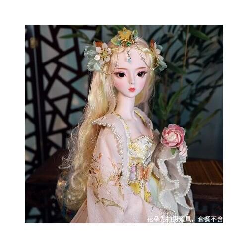 The new hand-painted makeup girl 60 cm Eva BJD doll, 3 points children holiday gifts, photography props, furnishing articles