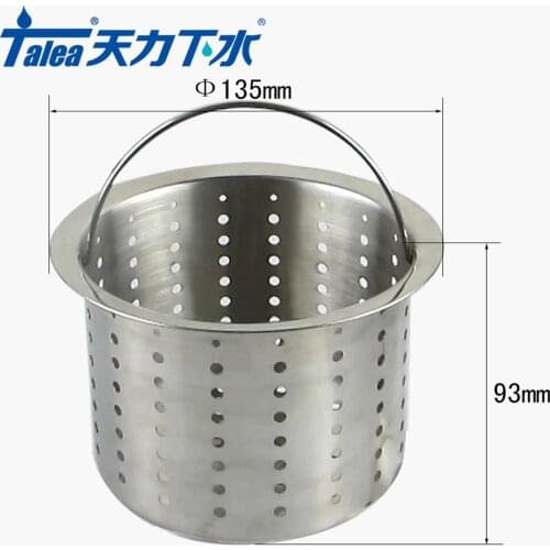 Talea New Stainless Steel Kitchen Sink Strainer Waste Plug Drain Stopper Filter Basket