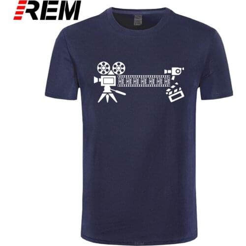 REM Fashion Mens T Shirts Tops Casual Printing Home Cinema Theatre Short Sleeved Fitness Tees T-Shirts