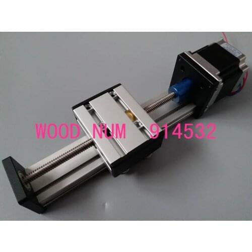 ST effective stroke 600 mm type T8 * 4 screw electric linear slide unit module guide + 42Nema 17 Stepper Motor