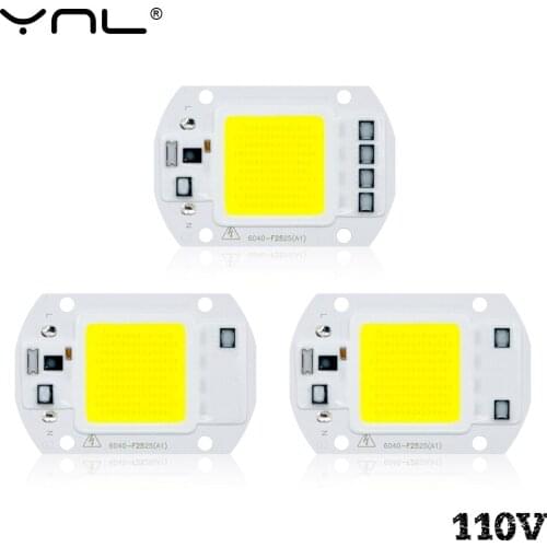 YNL COB LED Chip 110V 50W 30W 20W High Power LED Lamp Bulb Input Smart IC Fit For IP65 Outdoor Floodlight Projection Light