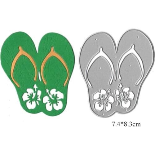 Slippers Metal Cutting Dies For Scrapbooking New Troqueles Stamps And Planner Dies Embossing Folder Die Cuts Stencil