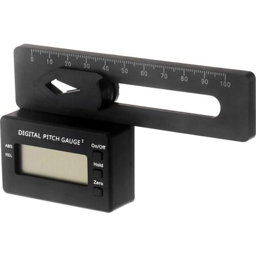 10pcs RC Logger Propeller Tester Digital Pitch Gauge W LCD Display for Main Blade Align TREX 250 450 600 700 RC Helicopter Model