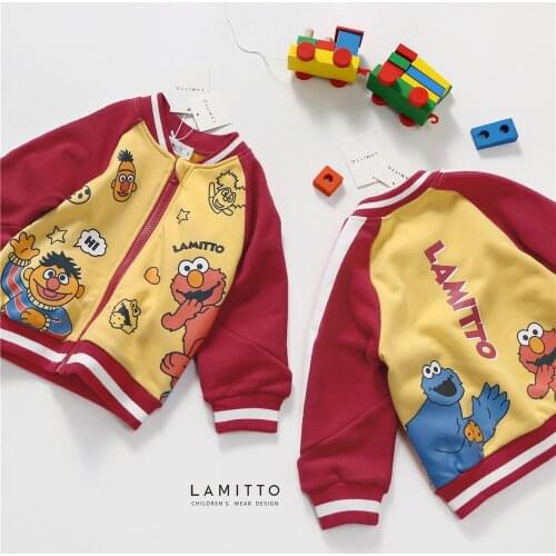 Tonytaobaby Autumn New Childrens Clothing Cartoon Coat Zipper Shirt Toddler Boy Jacket Baby Girl Jacket
