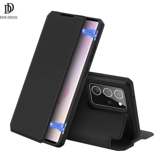 DUX DUCIS Skin X Series For Samsung Galaxy Note20 Note20 Ultra Leather Wallet Case Flip Case Magnetic Closure Super Fashion