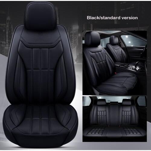 Universal Leather car seat cover for Nissan Qashqai j10 j11 Murano X-trail t32 juke Tiida covers for car accessories auto goods
