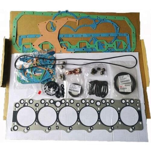 Spare Part ZAX120-6 Excavator Full Gasket Kit Engine 4BG1