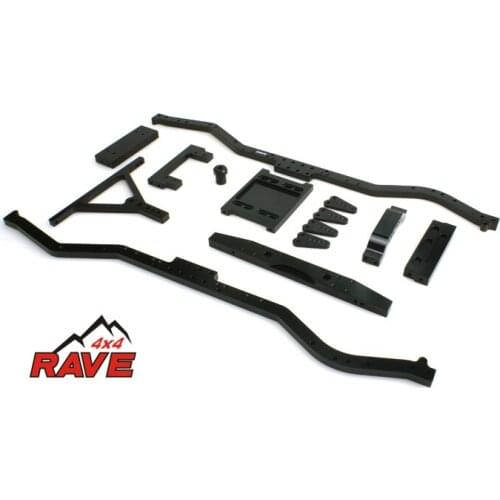1/10 RAVE 4X4 Metal Chassis Rail Frame Bumper for Remote Control TAMIYA Jeep DIY Crawler Car Model Accessories TH17935-SMT5