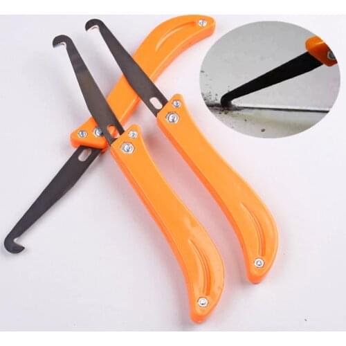 1PC Professional Gap Hook Knife Tile Repair Tool Old Mortar Cleaning Dust Removal Steel Construction Hand Tools