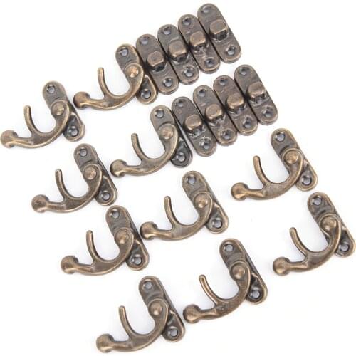 10PCS/Lot Metal Lock Catch Curved Buckle DIY Handbag Locks Closure Horn Lock Clasp Hook Bag Accessories