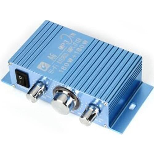 DC12V 2.0 Channel Car Computer Speaker DIY Finished Power Amplifier