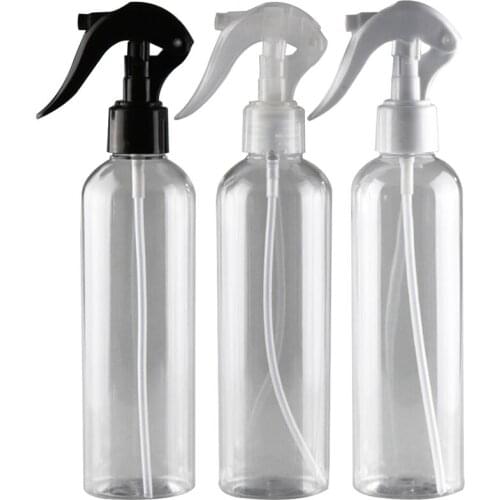 3PCS Clear Spray Bottle 8.45oz Plastic Mist Spray Bottle Water Spray Bottle Empty Water Pro Salon Hairstyling Tool for Women