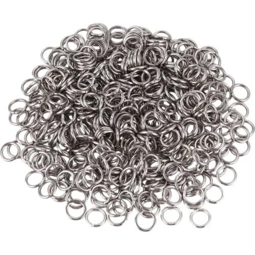 500 Stainless Steel Open Jump Rings 7mm Dia. Findings