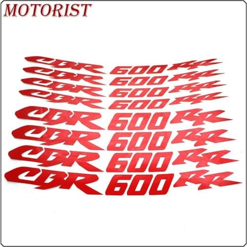 8 X CUSTOM INNER RIM DECALS WHEEL Reflective STICKERS STRIPES FIT HONDA CBR 600 RR