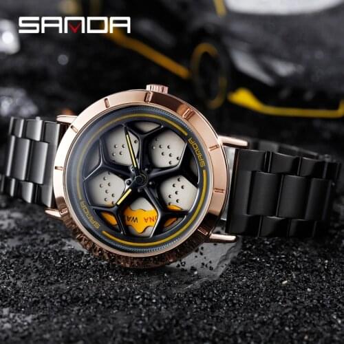 Minitary Quartz Men Watches Top Brand Luxury Men Business Wrist Watches Full Steel Men Sports Watch Waterproof Relogio Masculino