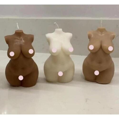 Human Body Silicone Mold Female Body Candle Mold Male Female Human Shape Aromatherapy Plaster Mold Diy