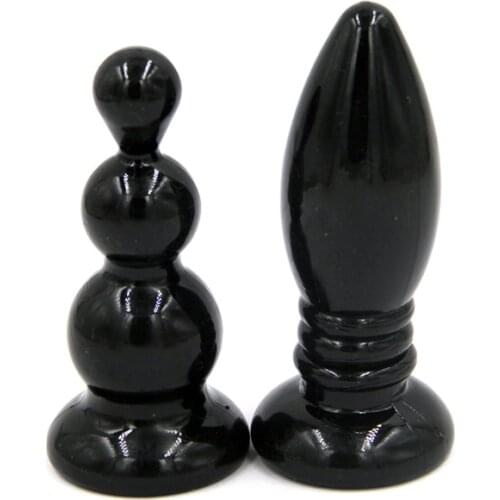 Black Waterproof Posterior Anal Stimulation Massage Sex Toys For Women Masturbation Toy Anal plug Butt Plug Sex Vibrator Dildo