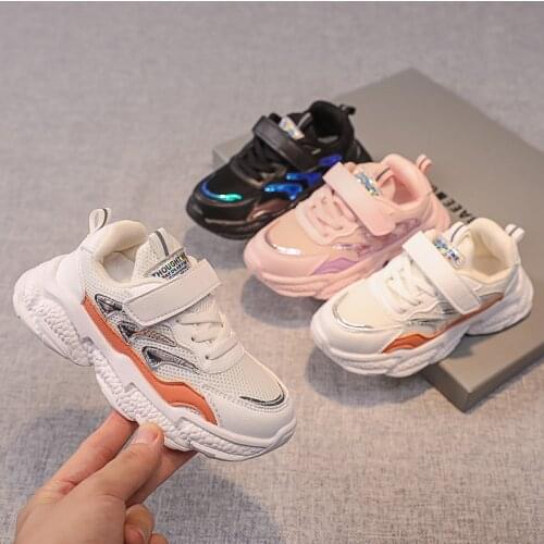 Baby Anti-slippery Sneakers Lightweight Breathable for Boys Girls Wear-resistant Children Casual Shoes Size 21-30 DFN7010000
