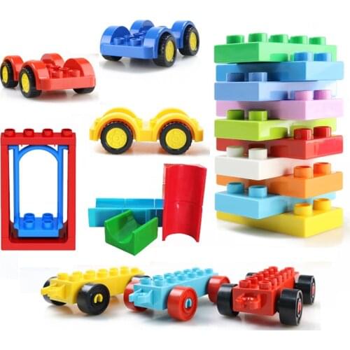 DIY Creative Bricks Big Size Building Blocks Figures Accessories Toys For Children Compatible With Brick Bulk Accessorie Set