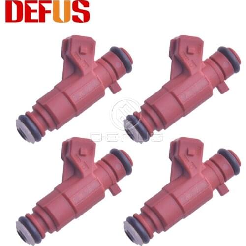 DEFUS 4pcs 0280156164 Fuel Injector Nozzle For HON DA JAZZ II (GD) 1.3L 1.4L 2002-2008 16450-PWH-M01 16450PWHM01 Bico Brand NEW
