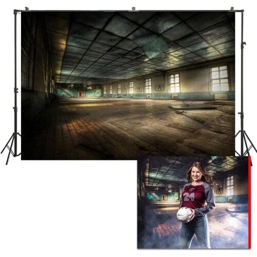 HUAYI Photo Background Old Scrap Factory Photography Backdrops Newborns Child Studio Portraits Photoshoot Backdrop D-6697