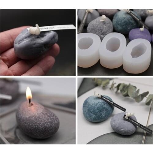 INS Creative Silicone Diy Soy Wax Candle Mold Aromatherapy Plaster 3d Stone Handmade Aroma Soap Mould Home Decor Gift Material