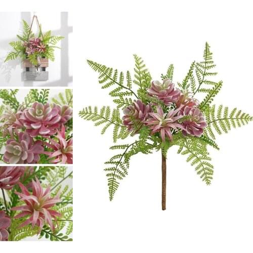 Artificial Succulent Plants, Unpotted Succulents Picks Faux Succulent Plant for Home Office Indoor Garden Decoration