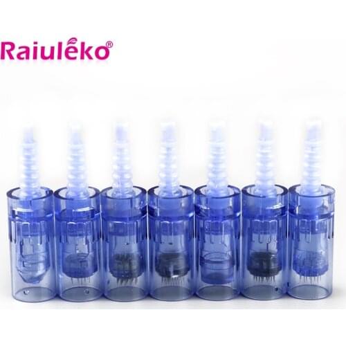 100/10Pcs Needle Cartridge Bayonet 9/12/36/42/3D/5D Square Nano for Dr.pen MYM Pen Electric Auto Microneedle Tip Nutrition Input