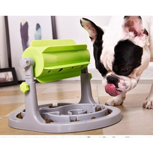 Pets Feeder Dog toys Slow Eating Bloat Stop Food Plate Interactive Cat Anti Skid Food Leakage Toy push Puzzle Home Dogs product