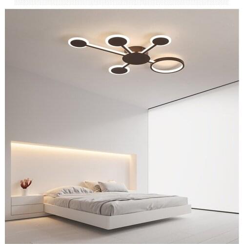 Led ceiliing lamps round bedroom study living room postmodern ledIndoor Lighting pendant light Slim RC Dimmable Pendant lights