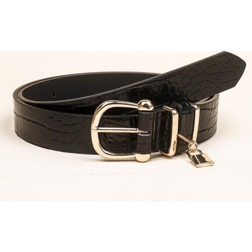 New PU Leather Wide 2.7cm Belt Men Delicate Vintage Strap Alloy Buckle Pinhole Waistband Fashion