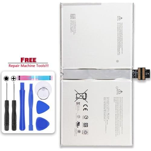 Original Kikiss 5087mAh Battery For Microsoft Surface Pro 4 Pro4 1724 12.3" Tablet 7.5V 38.2WH Bateria Batteries